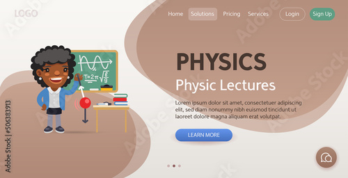 Physics Website Template