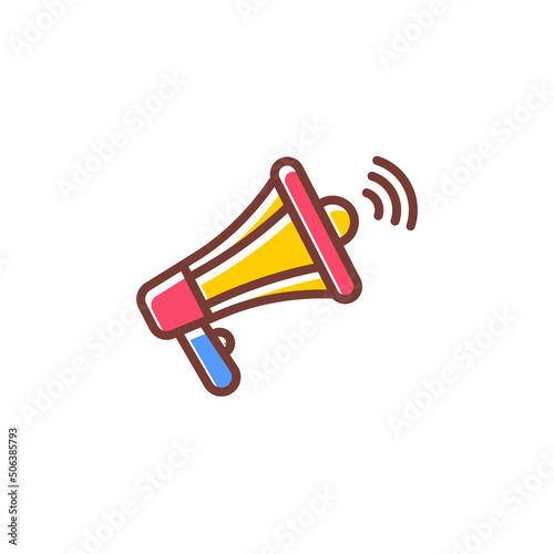 Promotion icon in vector. Logotype