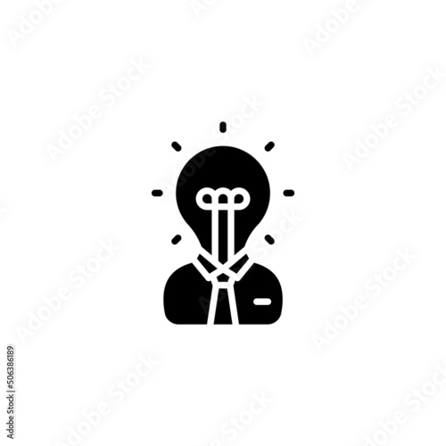 Think Big icon in vector. Logotype photo