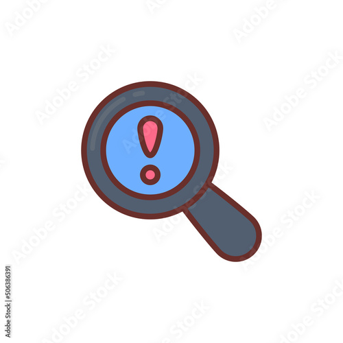 Info icon in vector. Logotype