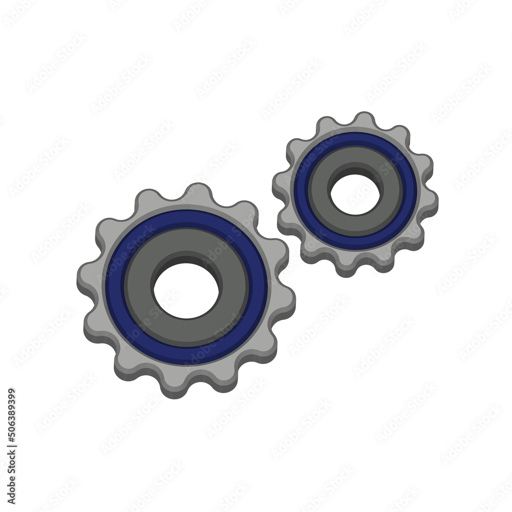 Isolated gear icon vector illustration Isolated gear icon vector illustration