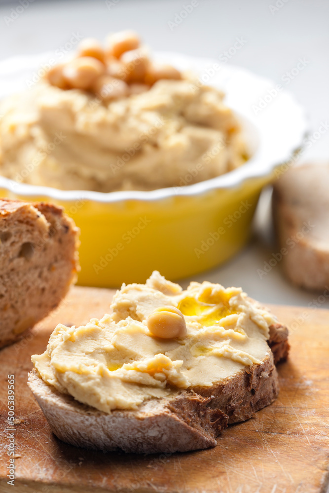 still life of hummus with bread still life of hummus with bread