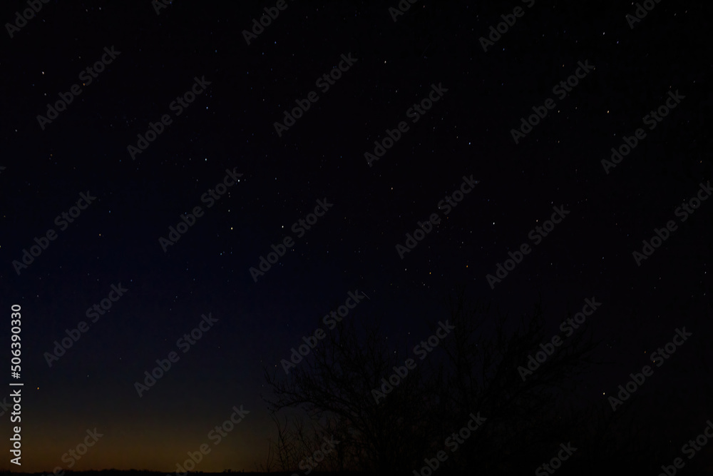 Panorama blue night sky milky way and star on dark background. Starry sky Panorama blue night sky milky way and star on dark background. Starry sky