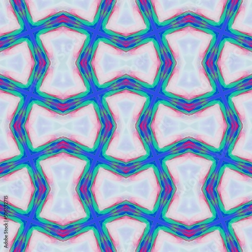 Abstract oil painting ornam...