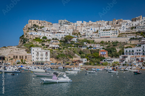 Peschici is a town and comune in the province of Foggia in the Apulia region of southeast Italy