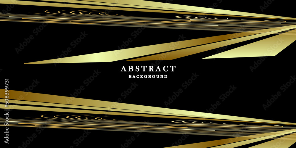 Black background with gold leaves Black background with gold leaves