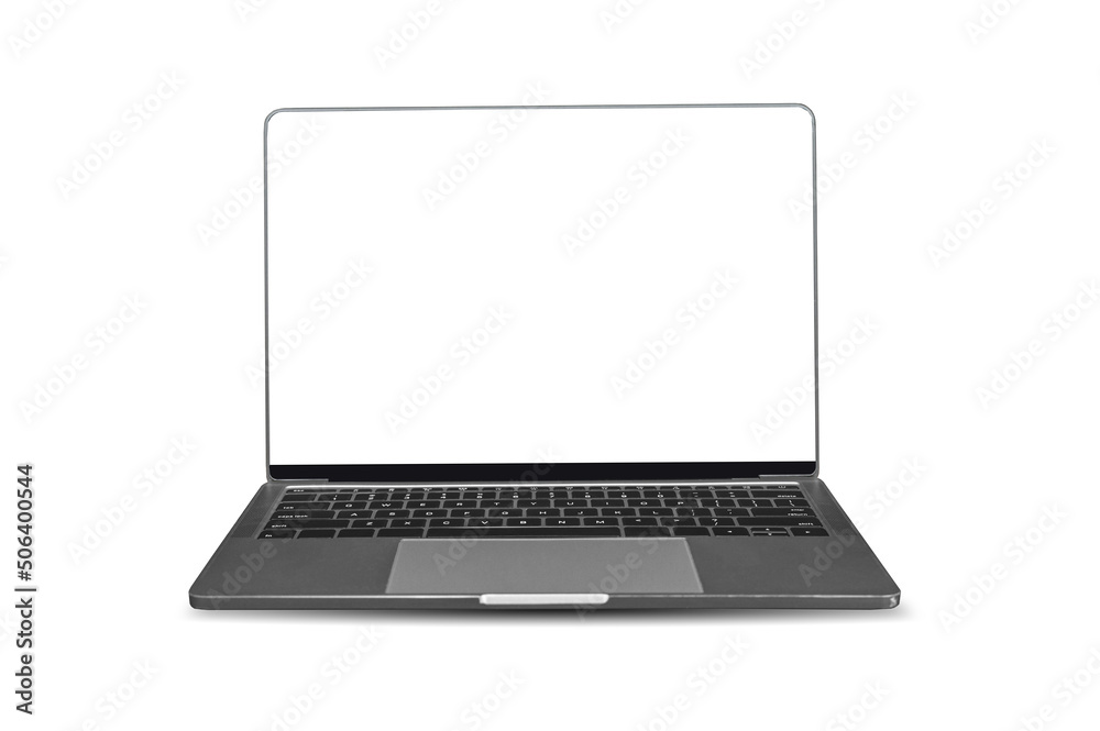 Computer screen mockup on white background , Laptop computer on Isolate backgroundComputer screen mockup on white background , Laptop computer on Isolate background Computer screen mockup on white background , Laptop computer on Isolate backgroundComputer screen mockup on white background , Laptop computer on Isolate background