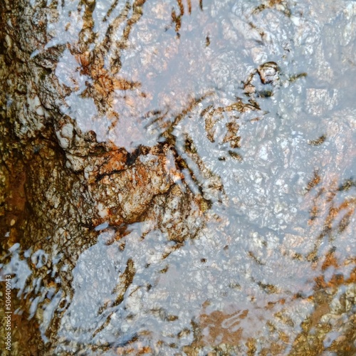 Water on the stone