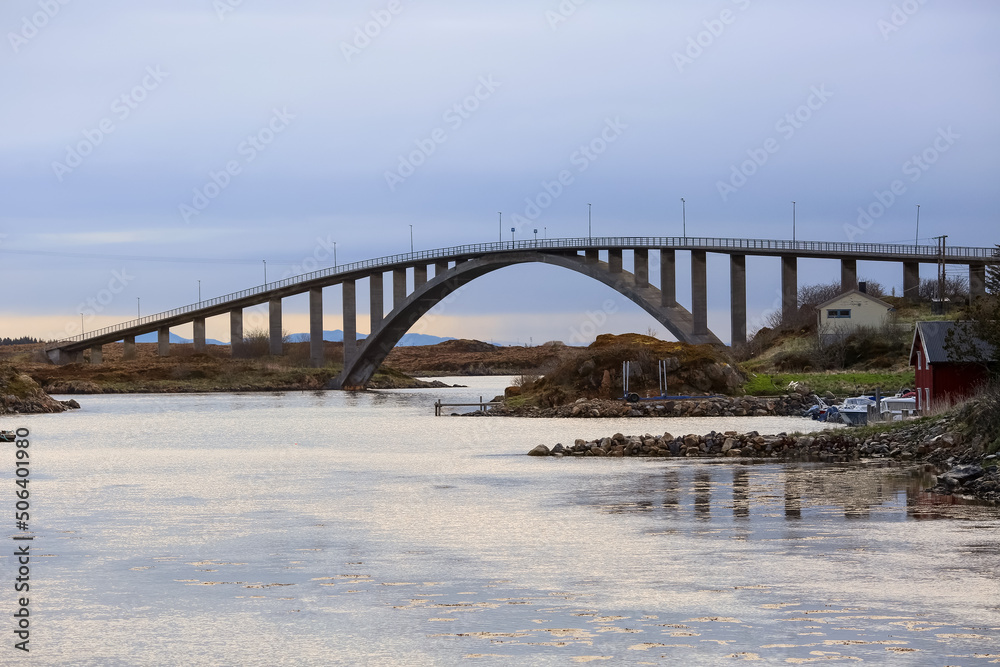 Obraz premium Landscape at the Norwegian island Froeya