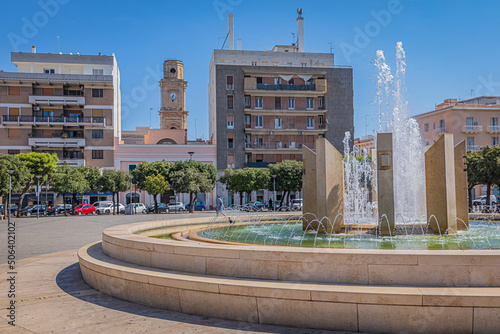 Obraz na plátně Monopoli is a town and municipality in Italy, in the Metropolitan City of Bari and region of Apulia