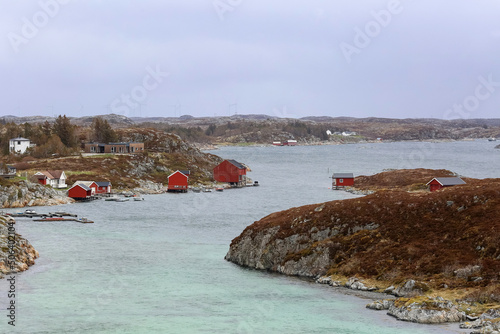 Landscape at the Norwegian island Froeya photo