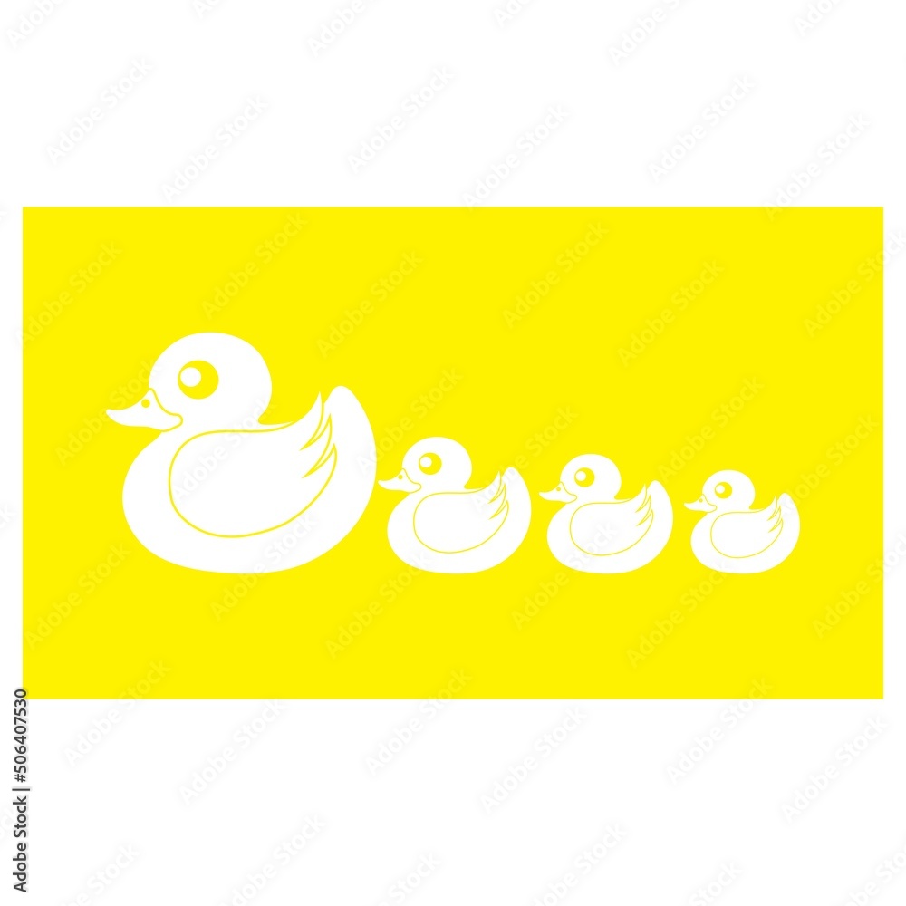 duck logo icon design vector
