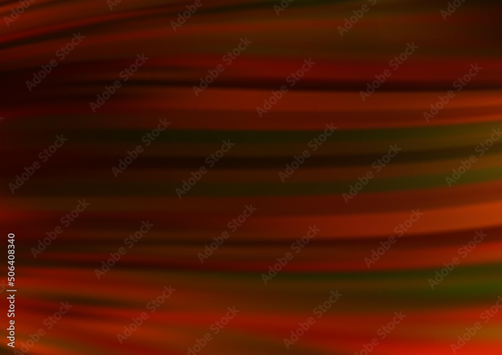 Light Yellow, Orange vector background with lava shapes.