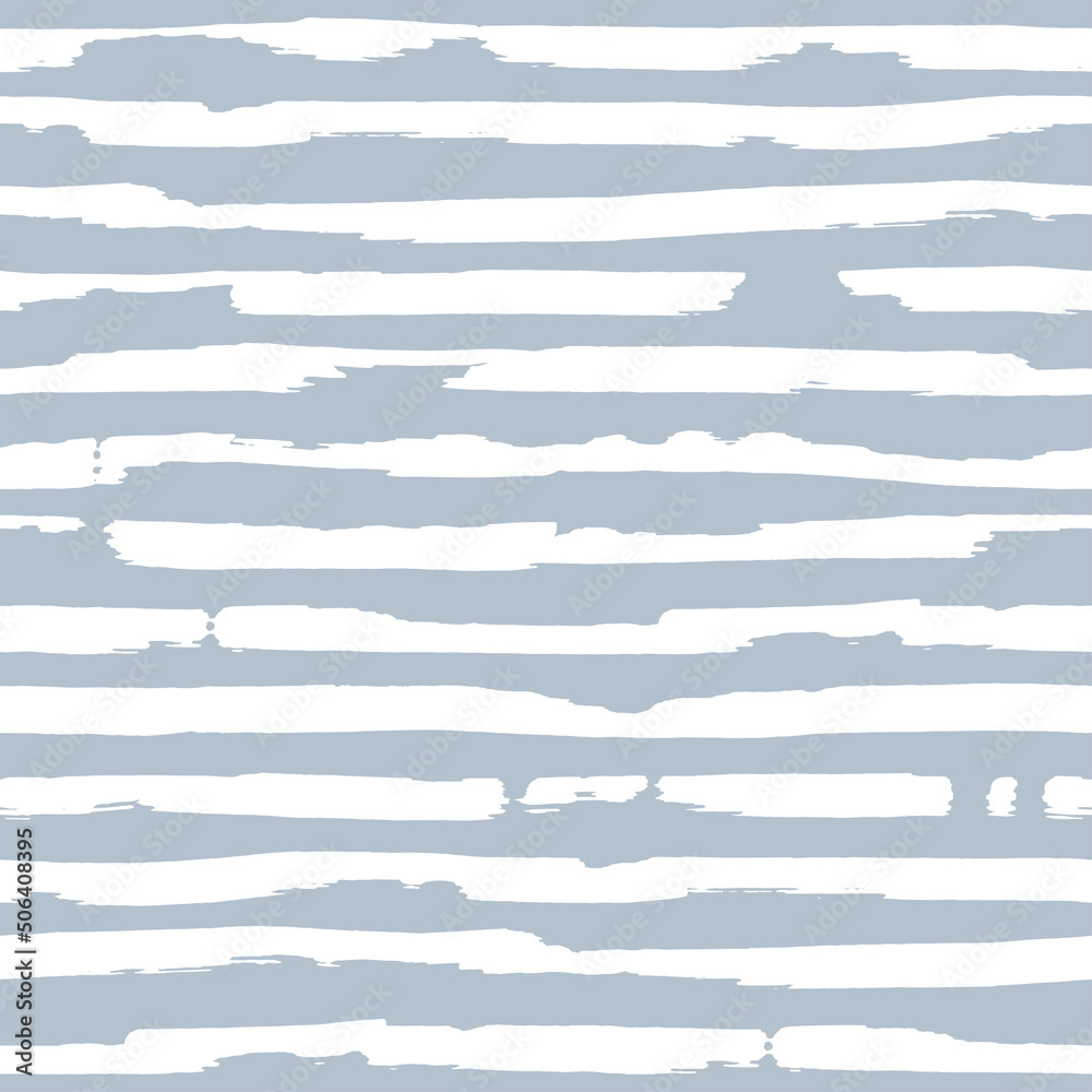 Seamless abstract blue striped pattern