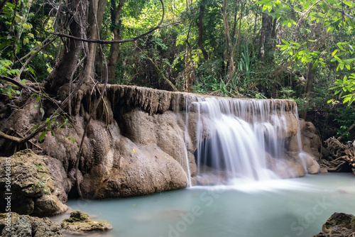 Huai Mae Khamin Waterfall  Famous place in Thailand 