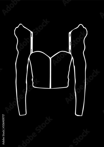 illustration of lingerie bra best graphics design in vector art