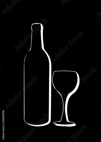 illustration of coupe glass  best graphics design in vector art