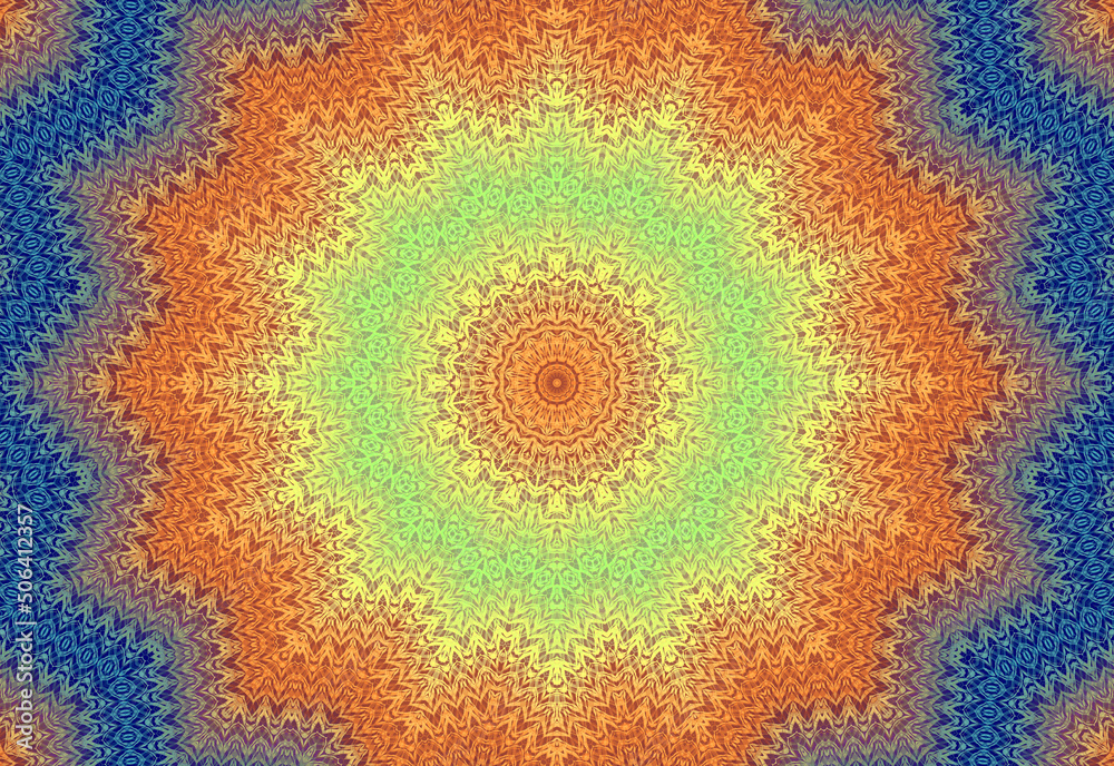 Seamless knit kaleidoscope misaic tile pattern Seamless knit kaleidoscope misaic tile pattern