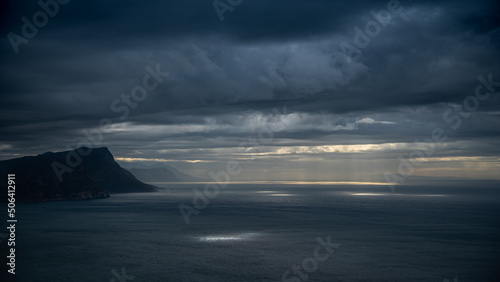 Powerful skies over the Cape of Good Hope in South Africa