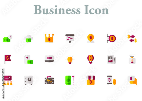 illustration of business icon best graphics design in vector art