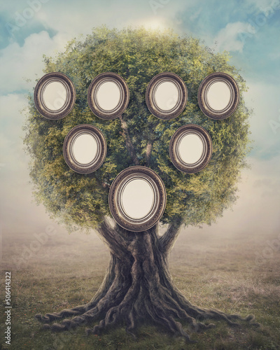 Fototapet Family tree