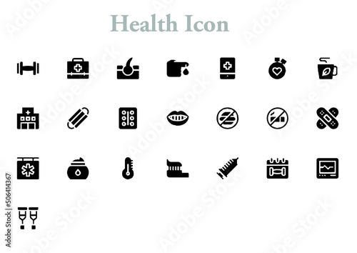 illustration of health icon best graphics design in vector art