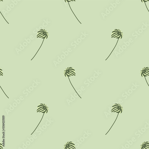 Vector flat hand drawn seamless pattern