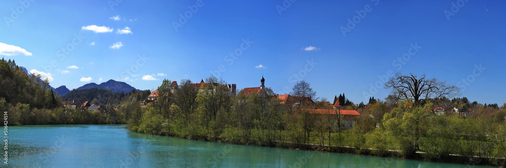 Füssen am Lech bei schönem Wetter Füssen am Lech bei schönem Wetter