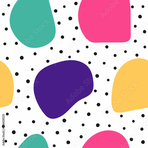 Simple seamless pattern. Endless abstract print. Vector illustration.
