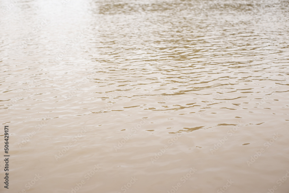 surface water surface in the river. surface water surface in the river.