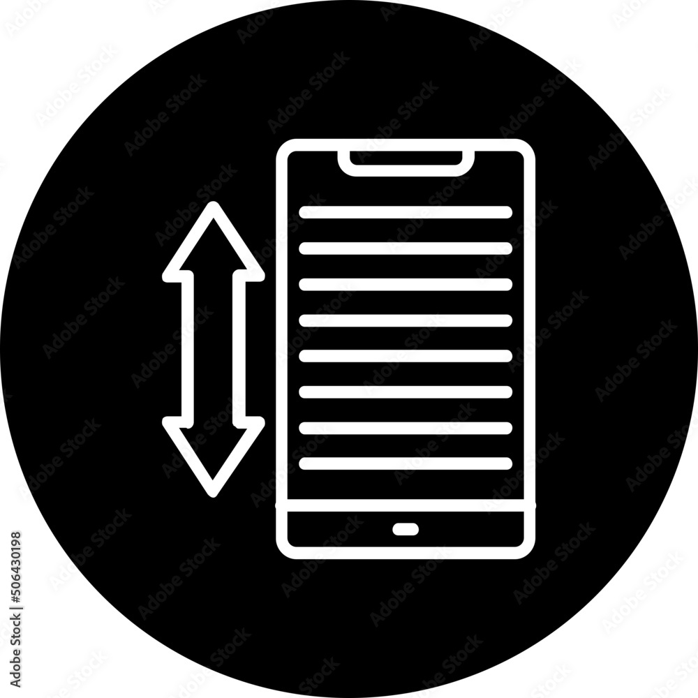 Scrolling Icon Scrolling Icon
