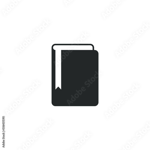 book icon on white background