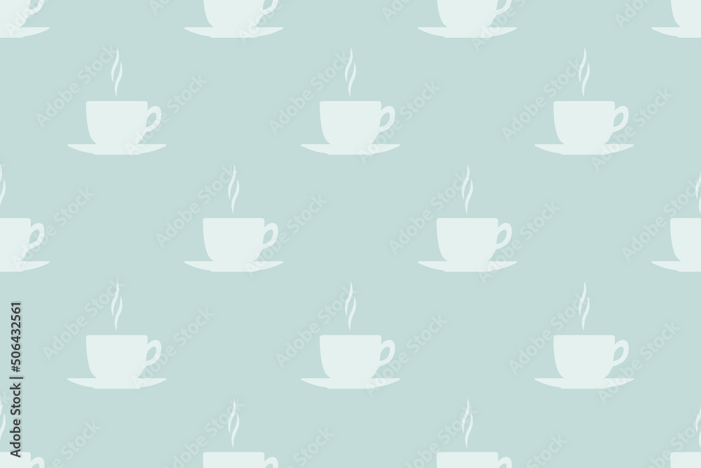 Seamless pattern on the theme of coffee. Seamless pattern on the theme of coffee.