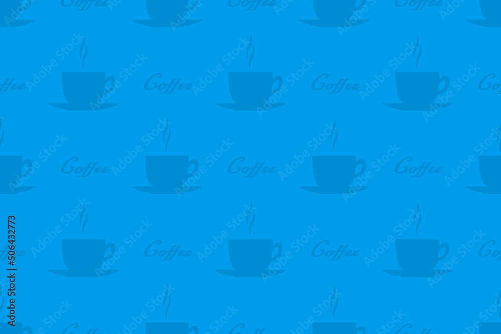Seamless pattern on the theme of coffee. Seamless pattern on the theme of coffee.