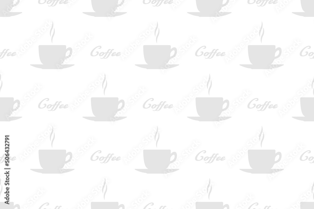 Seamless pattern on the theme of coffee. Seamless pattern on the theme of coffee.