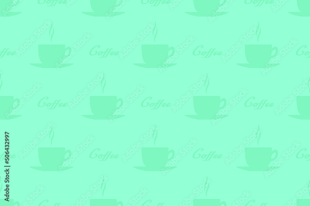 Seamless pattern on the theme of coffee. Seamless pattern on the theme of coffee.