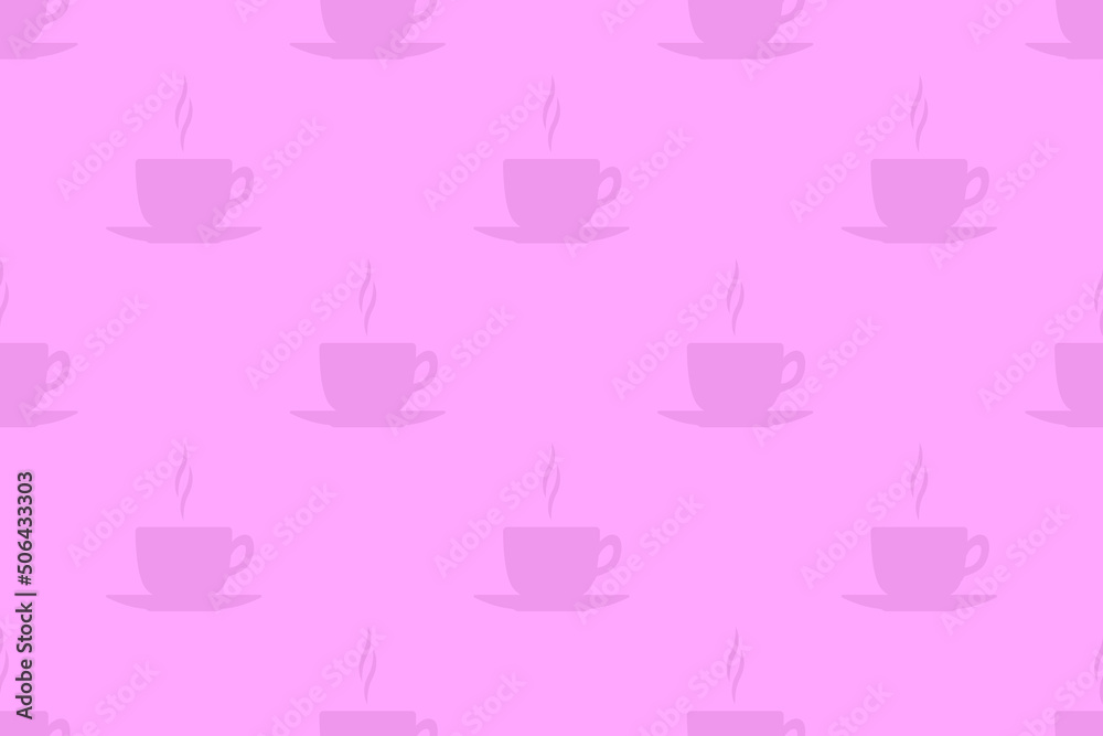 Seamless pattern on the theme of coffee. Seamless pattern on the theme of coffee.
