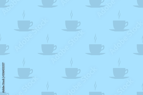 Wallpaper Mural Seamless pattern on the theme of coffee. Torontodigital.ca