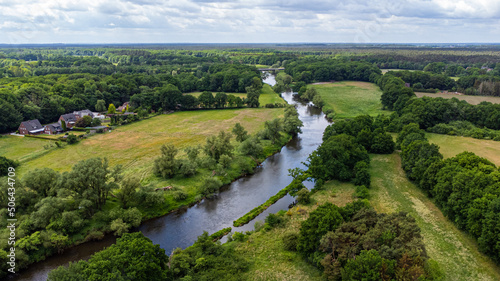 Lingen Emsland Ems Kanal Luftaufnahme 