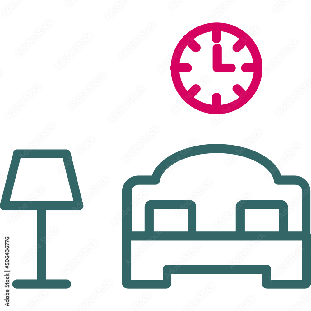 Obraz premium Bed Icon 