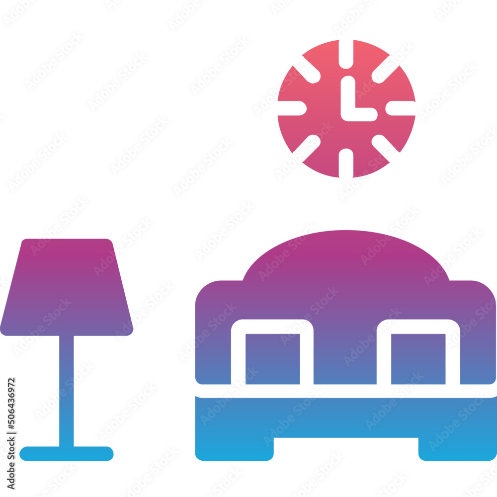 Fototapeta premium Bed Icon 