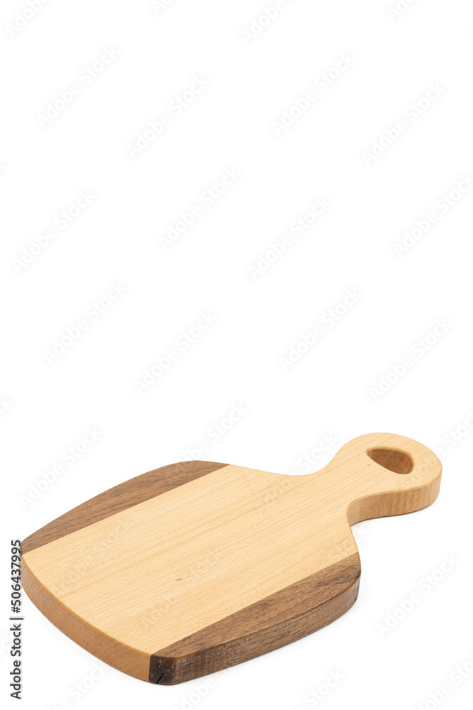 Handmade wooden cutting board made of walnut and beech Handmade wooden cutting board made of walnut and beech