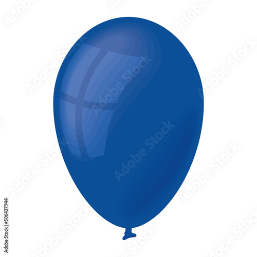 blue balloon helium floating