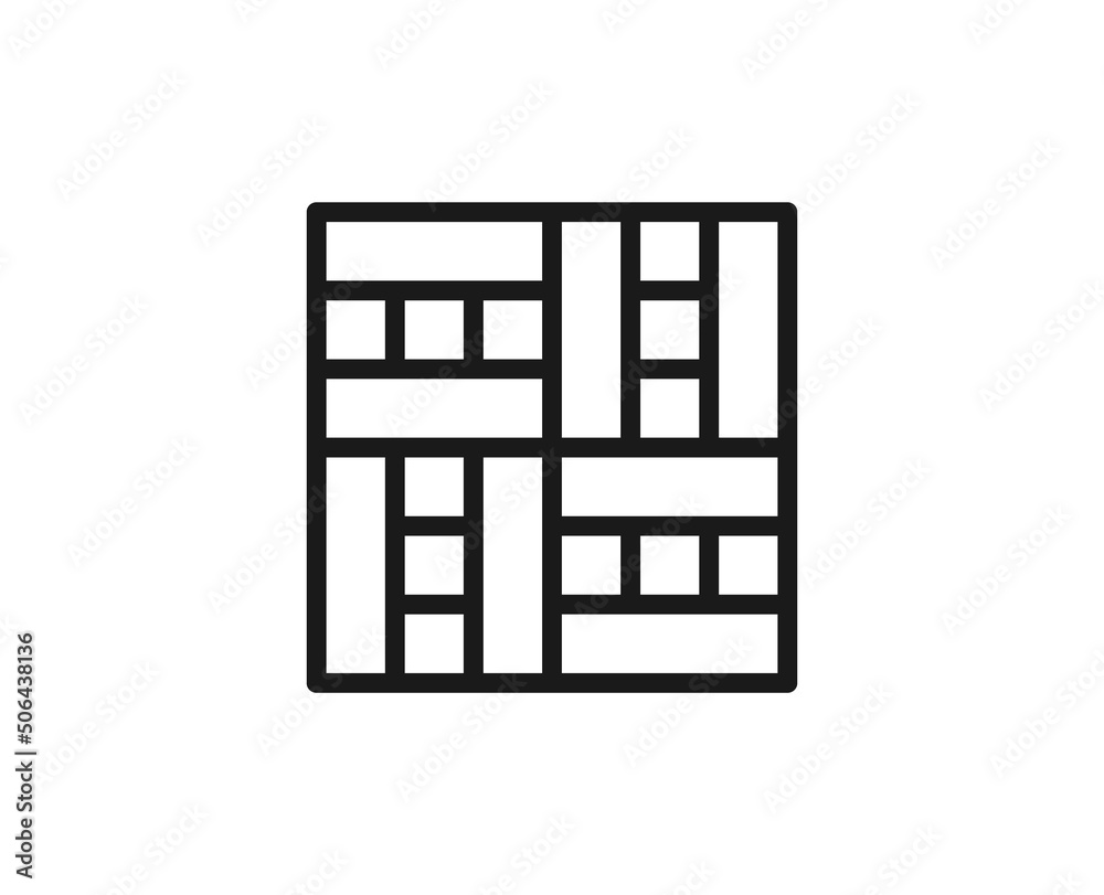 Single line icon of laminate on isolated white background. High quality editable stroke for mobile apps, web design, websites, online shops etc. Single line icon of laminate on isolated white background. High quality editable stroke for mobile apps, web design, websites, online shops etc.