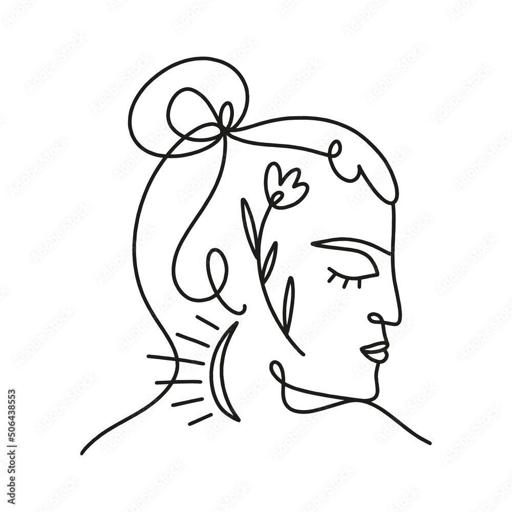 One line drawing girl linear logo or icon art boho sacred magic woman mystical symbol flat holistic healing meditation reiki new age esoteric concept modern abstract silhouette
One line drawing girl linear logo or icon art boho sacred magic woman mystical symbol flat holistic healing meditation reiki new age esoteric concept modern abstract silhouette