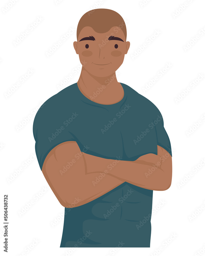 young afro strong man young afro strong man