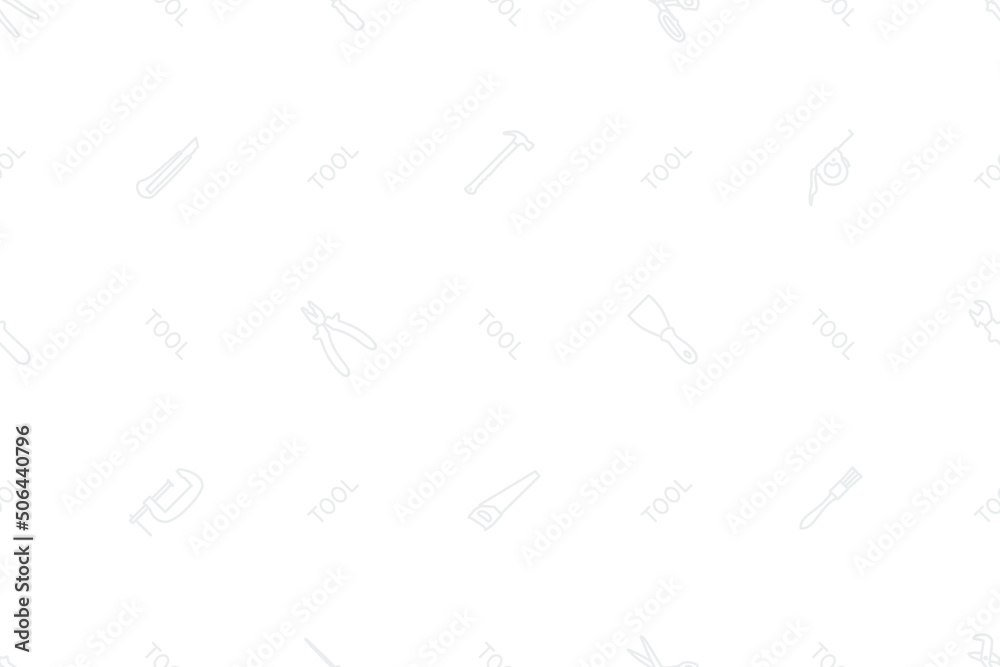 Obraz premium Seamless pattern on the theme of tools and repairs.