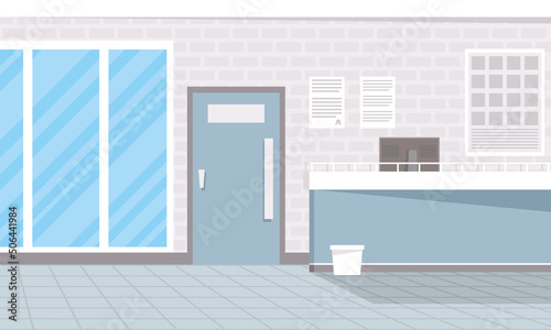 hospital indoor reception place