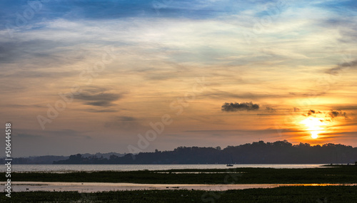 por do sol sp represa guarapiranga © Osmar