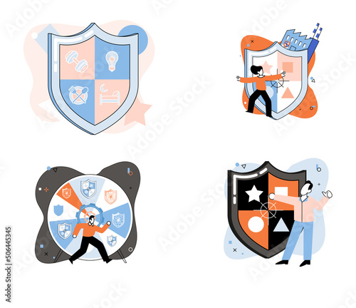 Confidence concept. Person has private conversation metaphor. Confidential communication. Trust property, reassuring partnerships, conviction. Protection of intellectual property. Confidential data